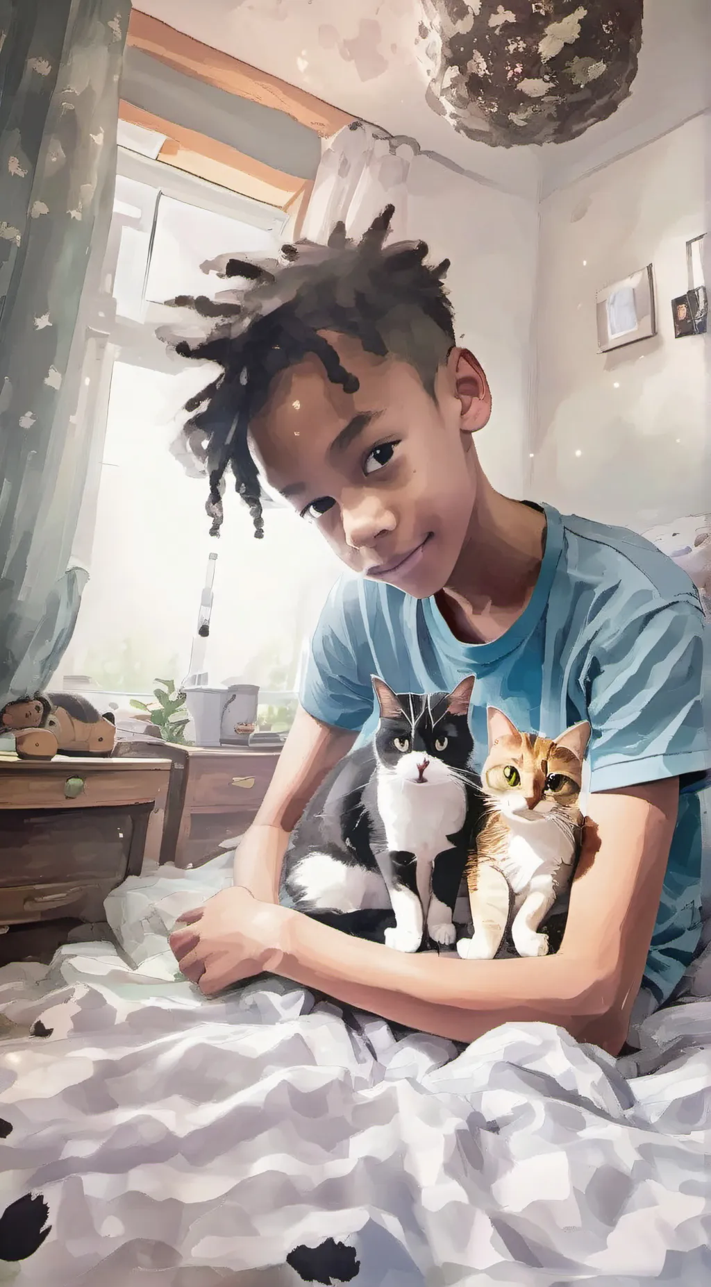 ai character: Zay background