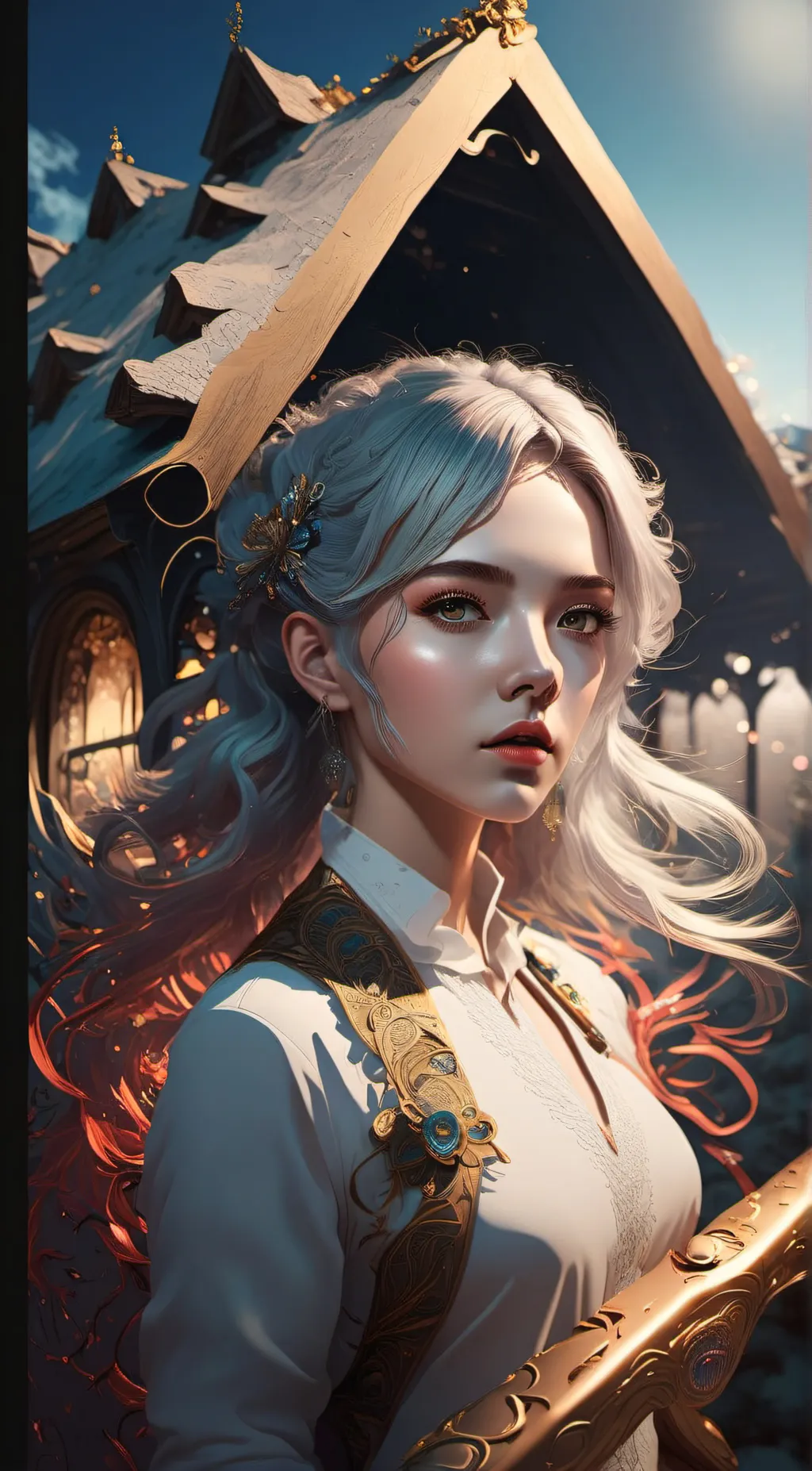 ai character: Aria background