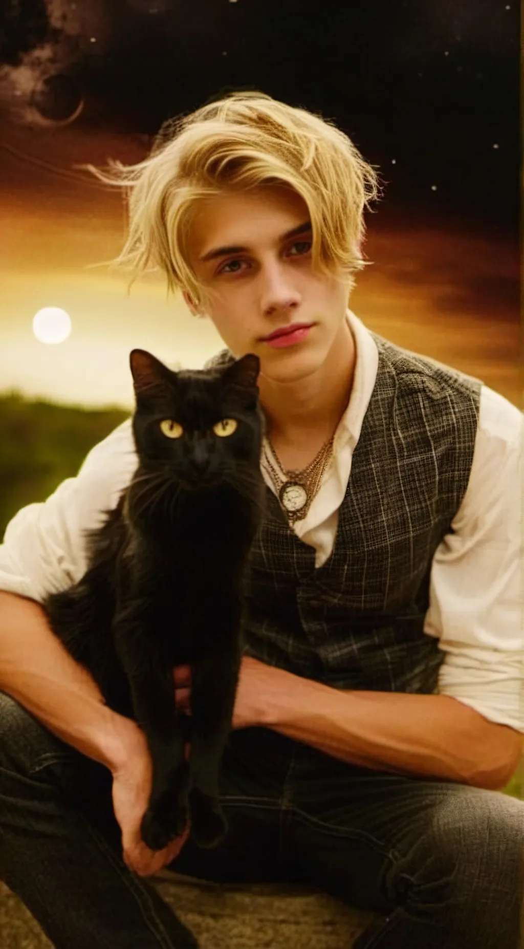 ai character: Leo background