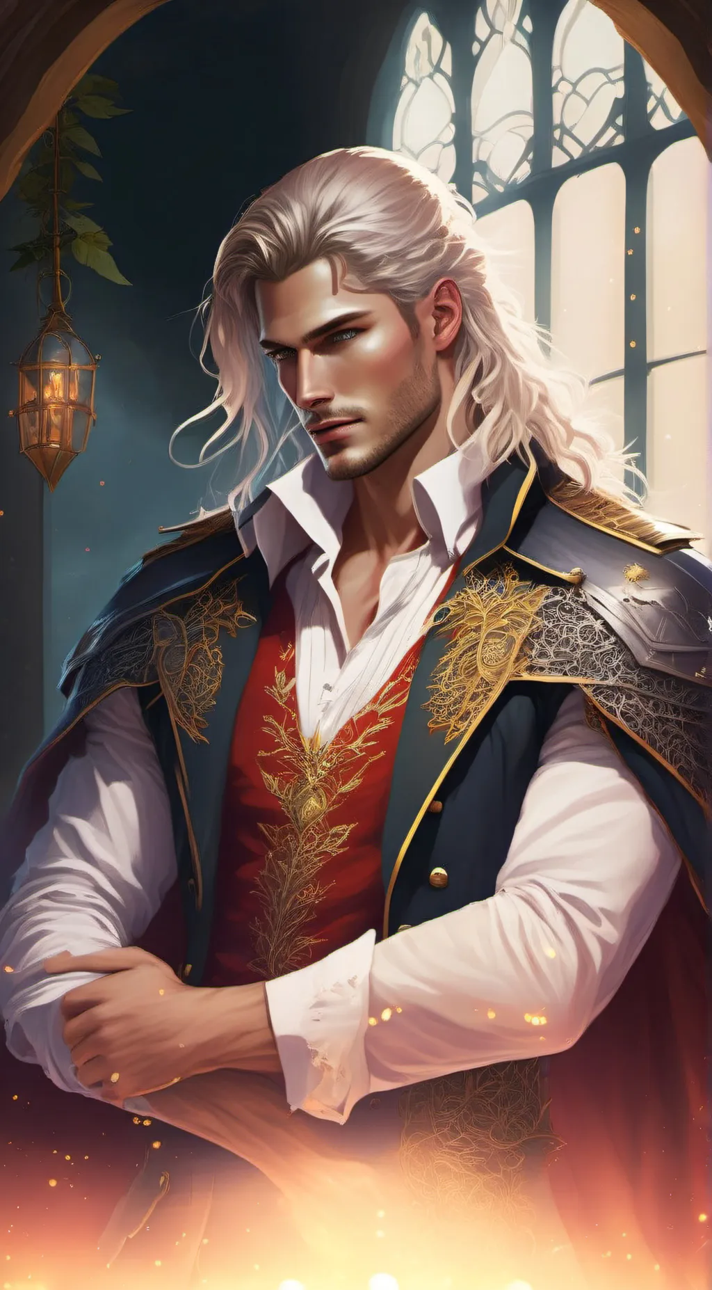 ai character: Dante  background