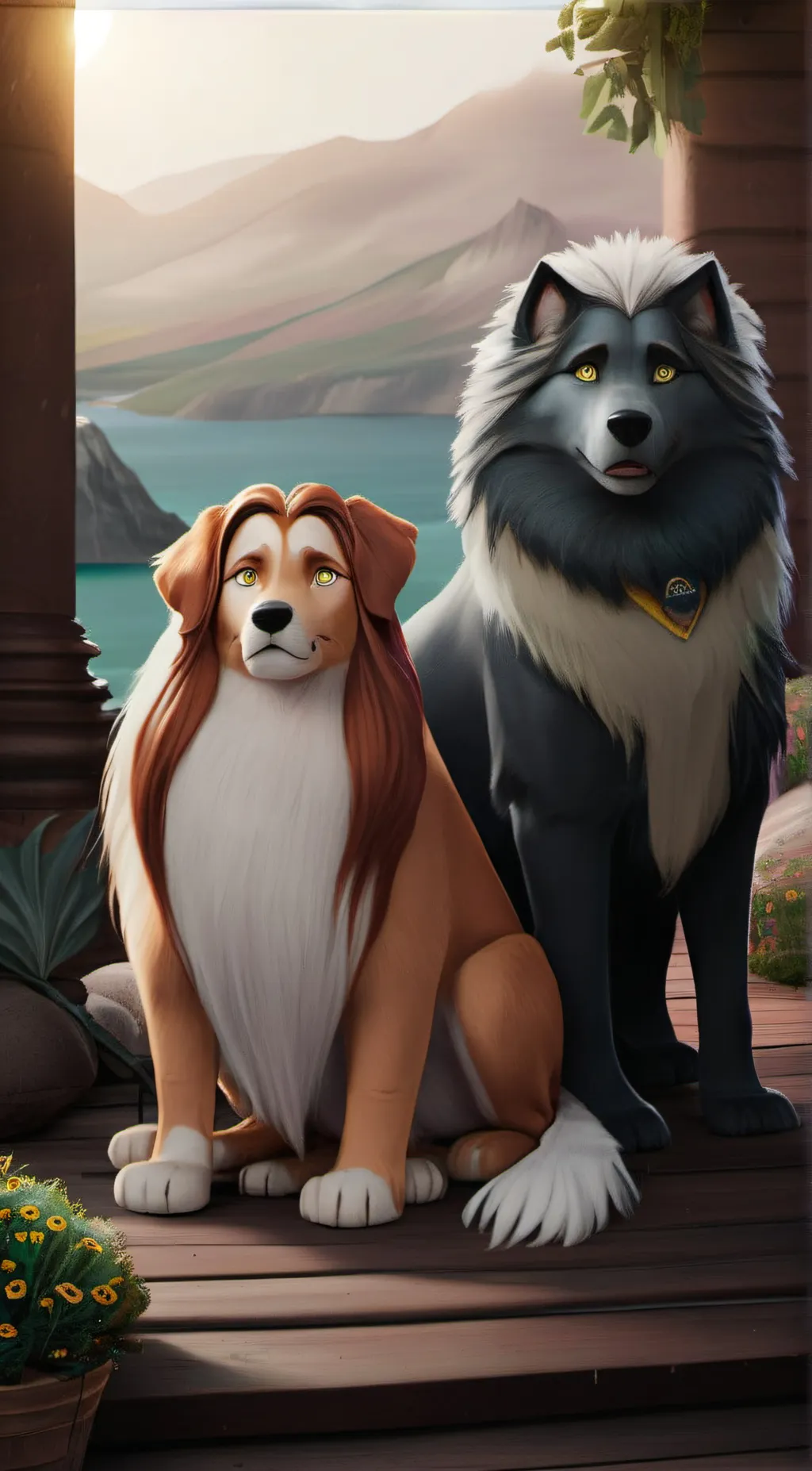 ai character: kate and humphrey background