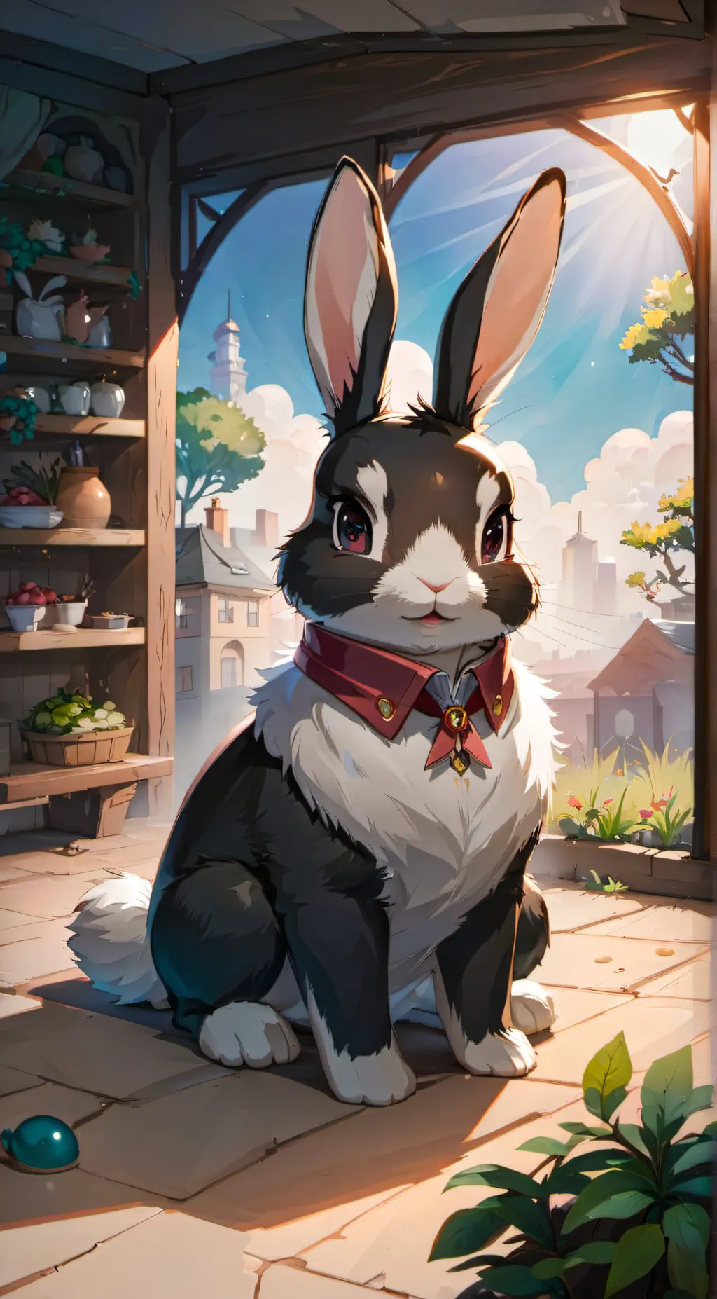 ai character: Ash background