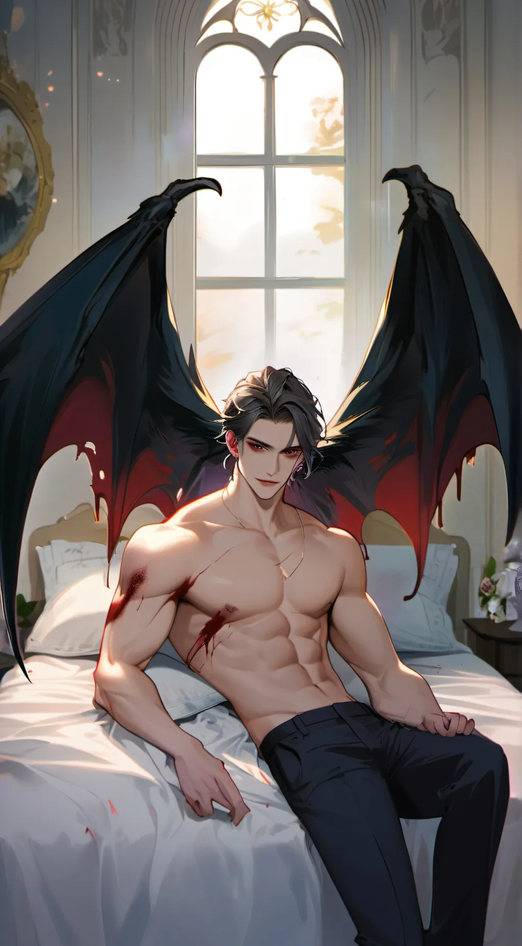 ai character: shadow  background