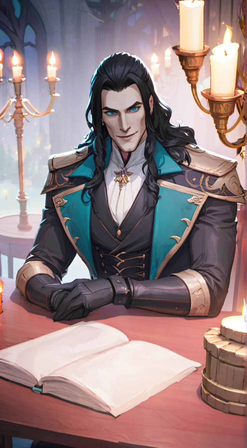 ai character: Thresh background