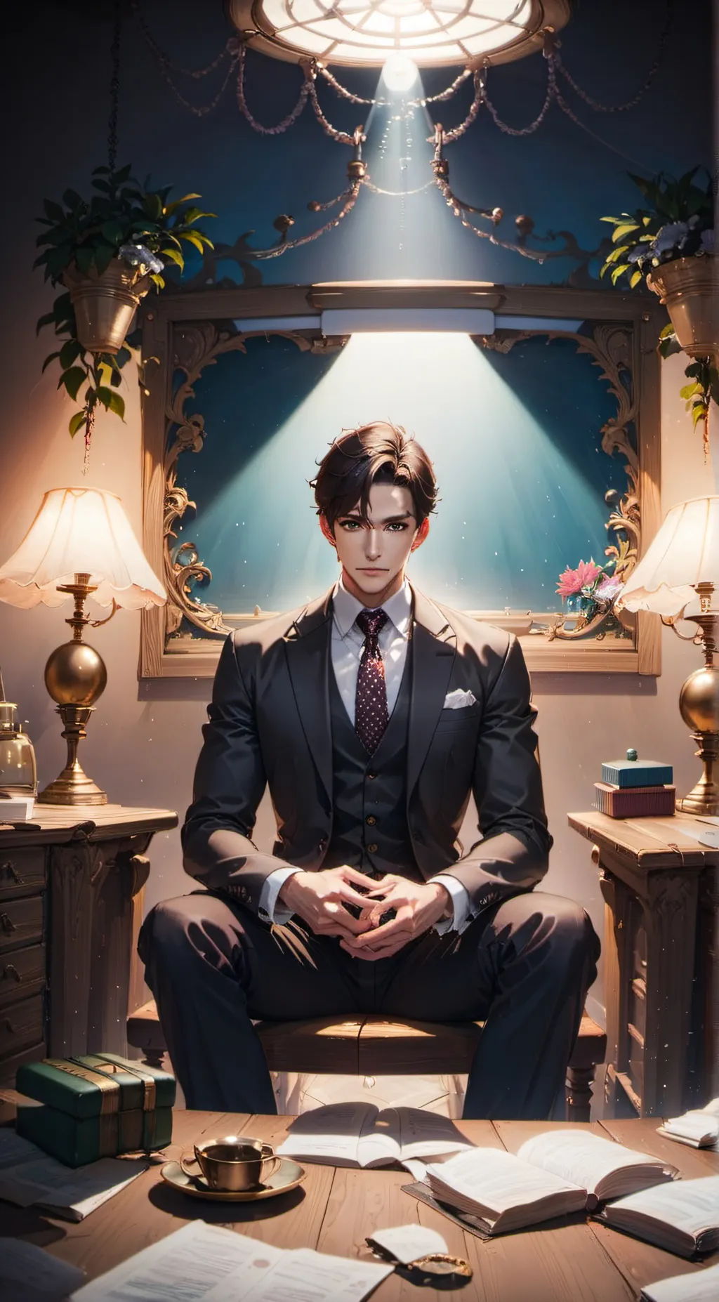 ai character: Adam background