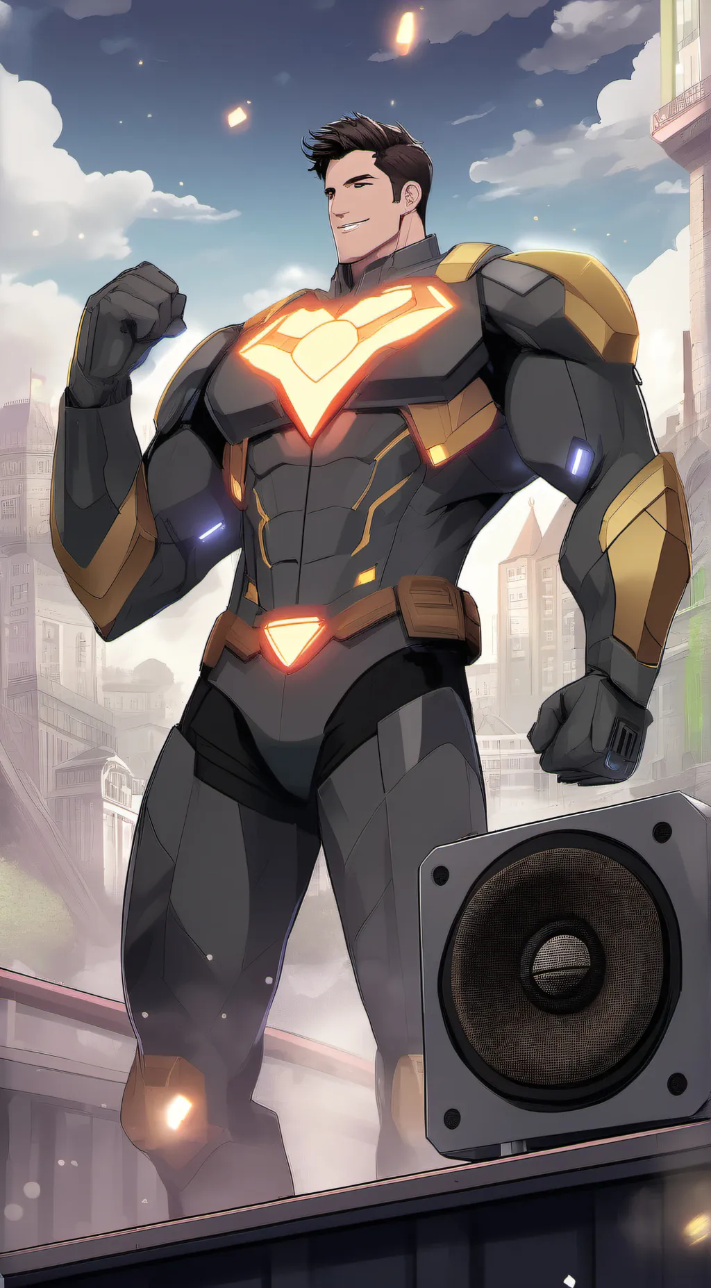 Talkie AI - Chat with Titan speaker man 