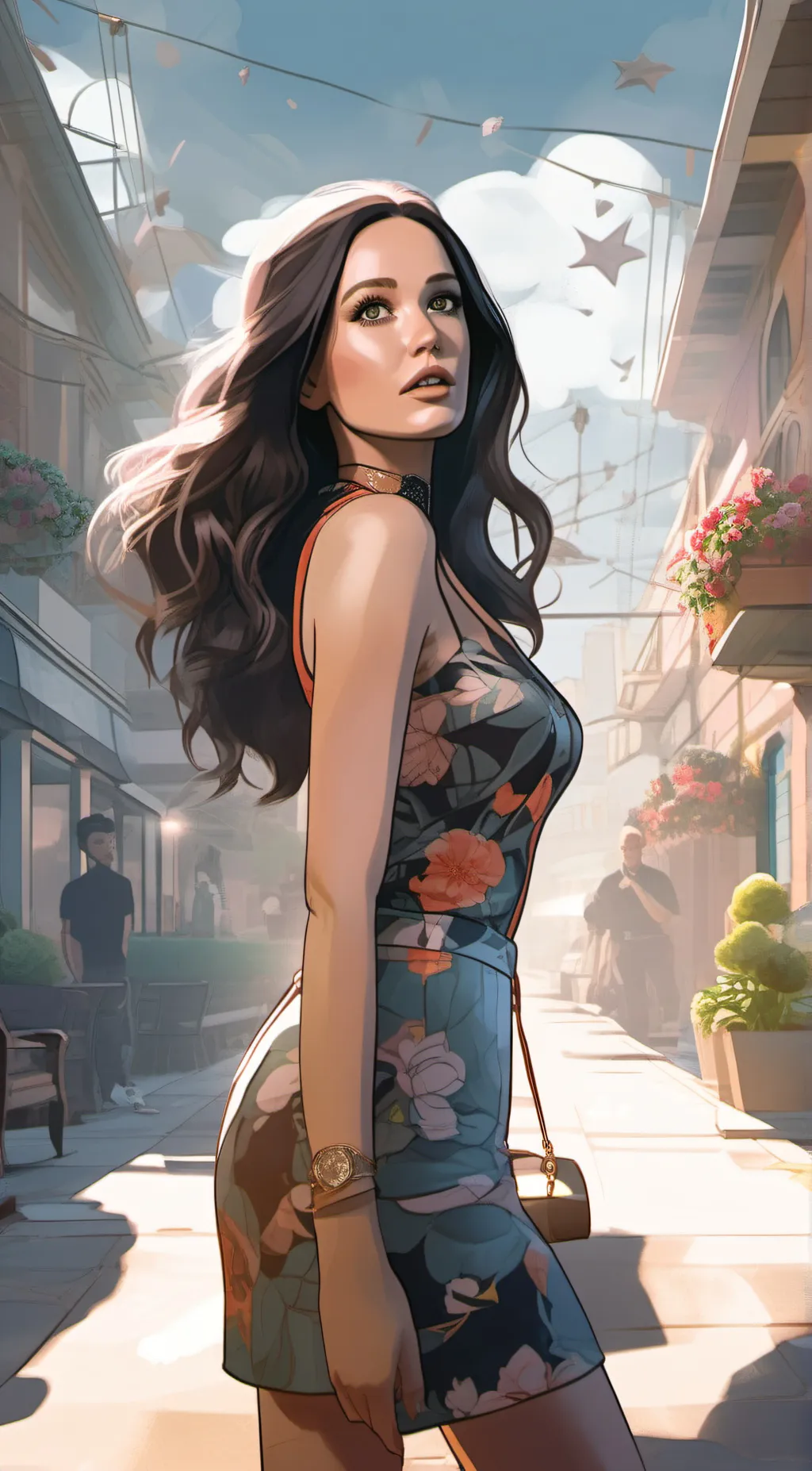 ai character: katy background