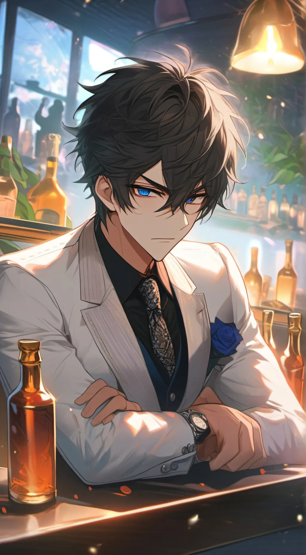 ai character: Liam  background