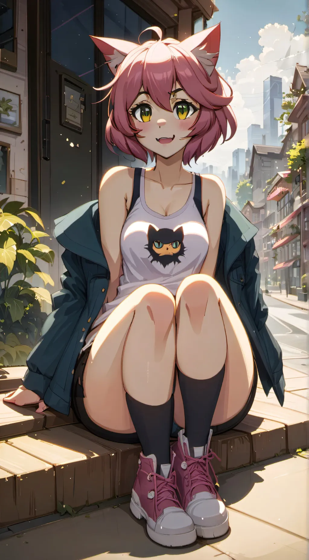 ai character: miss maker background