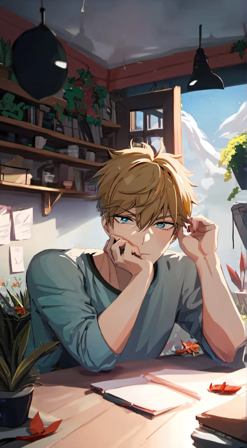 ai character: loid background