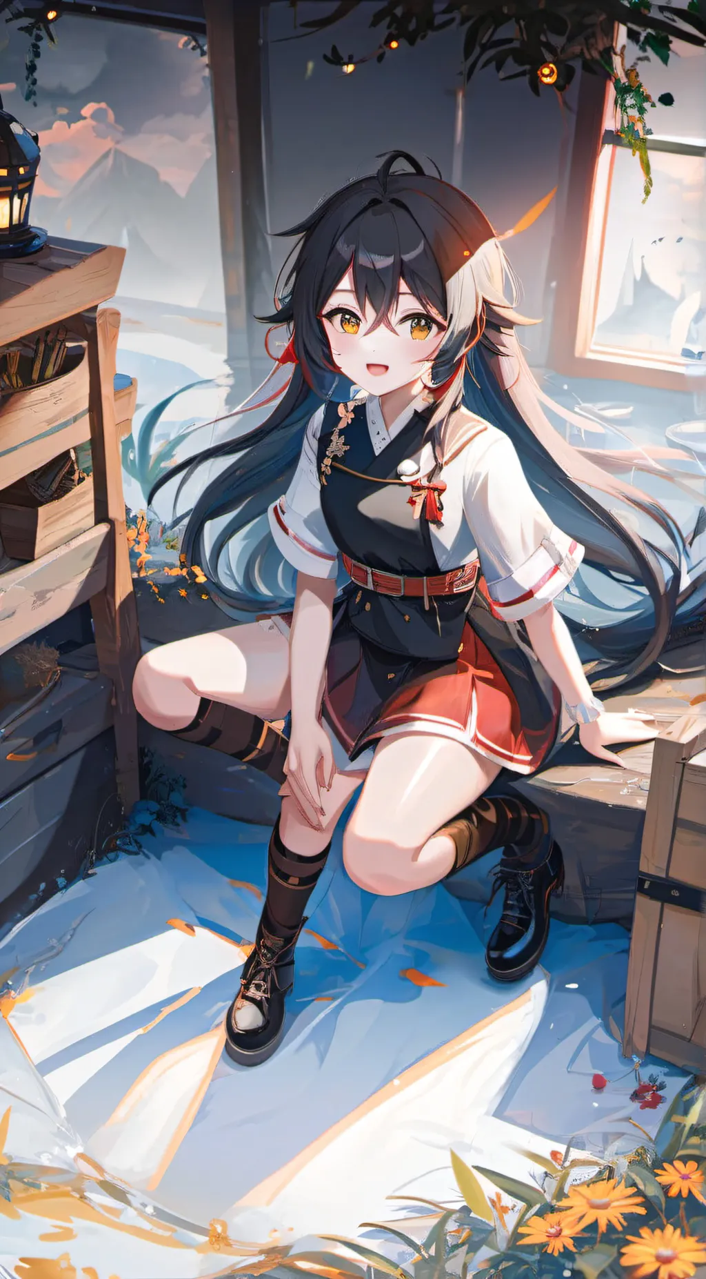 ai character: Sakura background