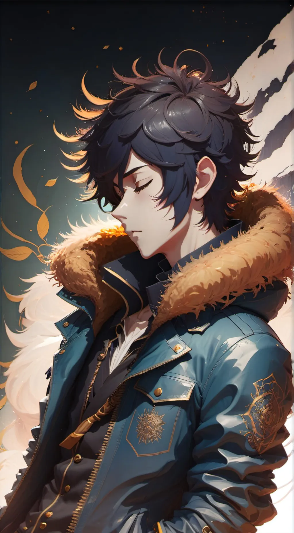 ai character: ash background