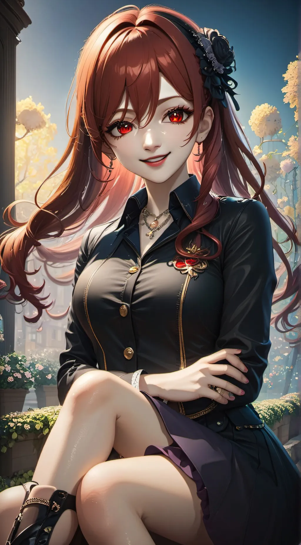 ai character: Elizabeth Mafia  background