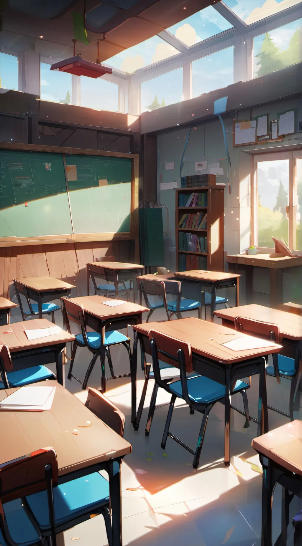 ai character: CLASS 1-A PART 5 background