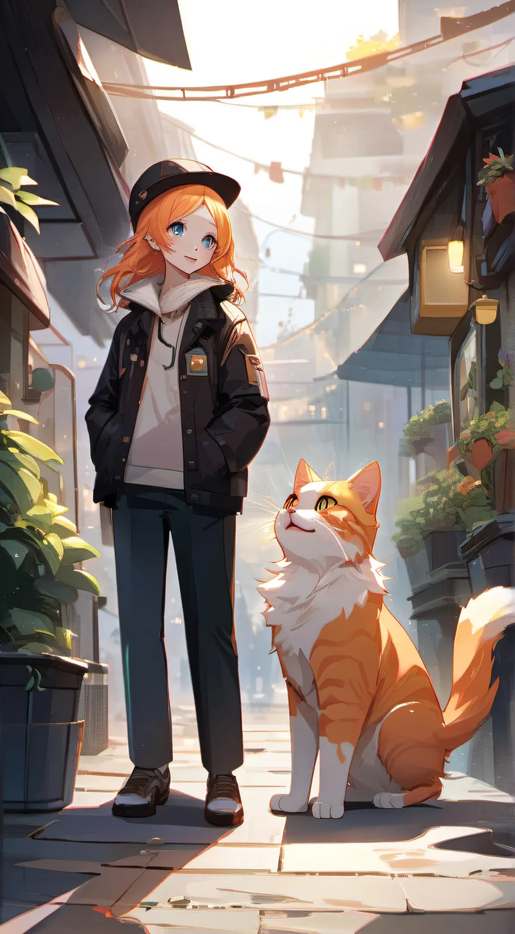 ai character: Leah background