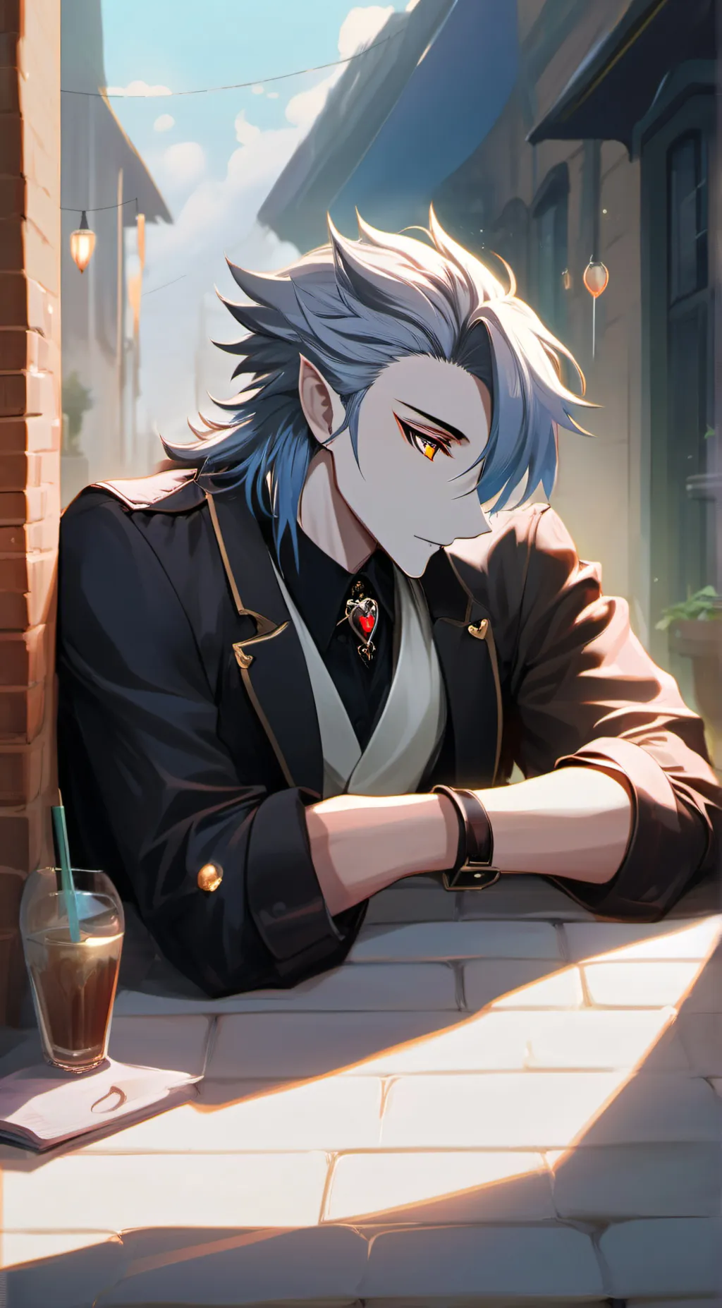 ai character: Neuvillette background