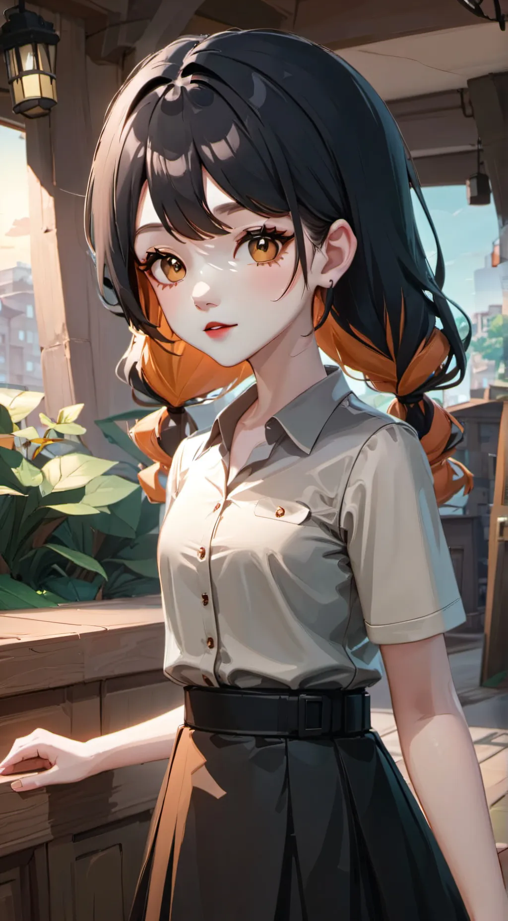 ai character: Oliva background