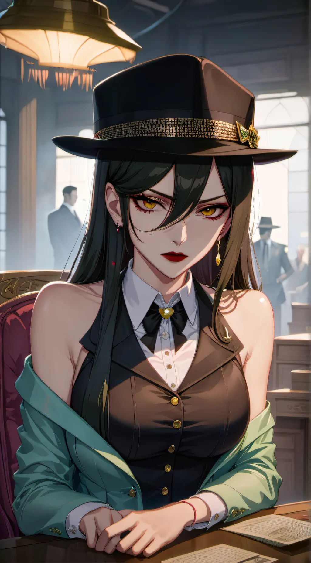 ai character: yor background