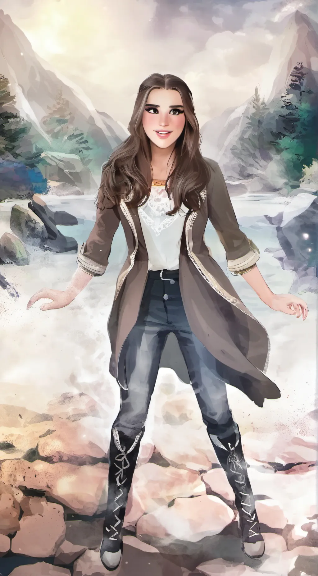 ai character: lily  background