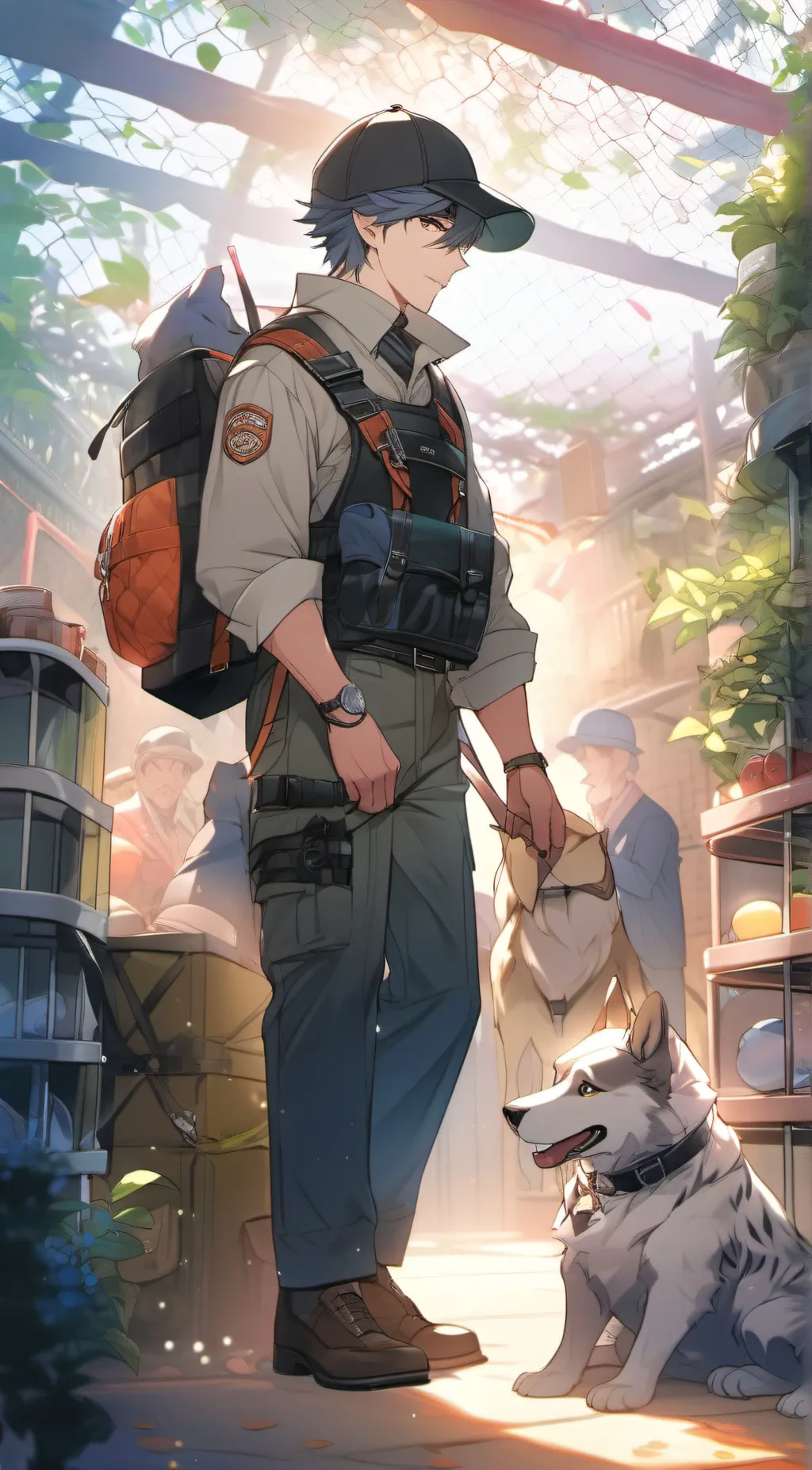 ai character: Leonardo Metso  background