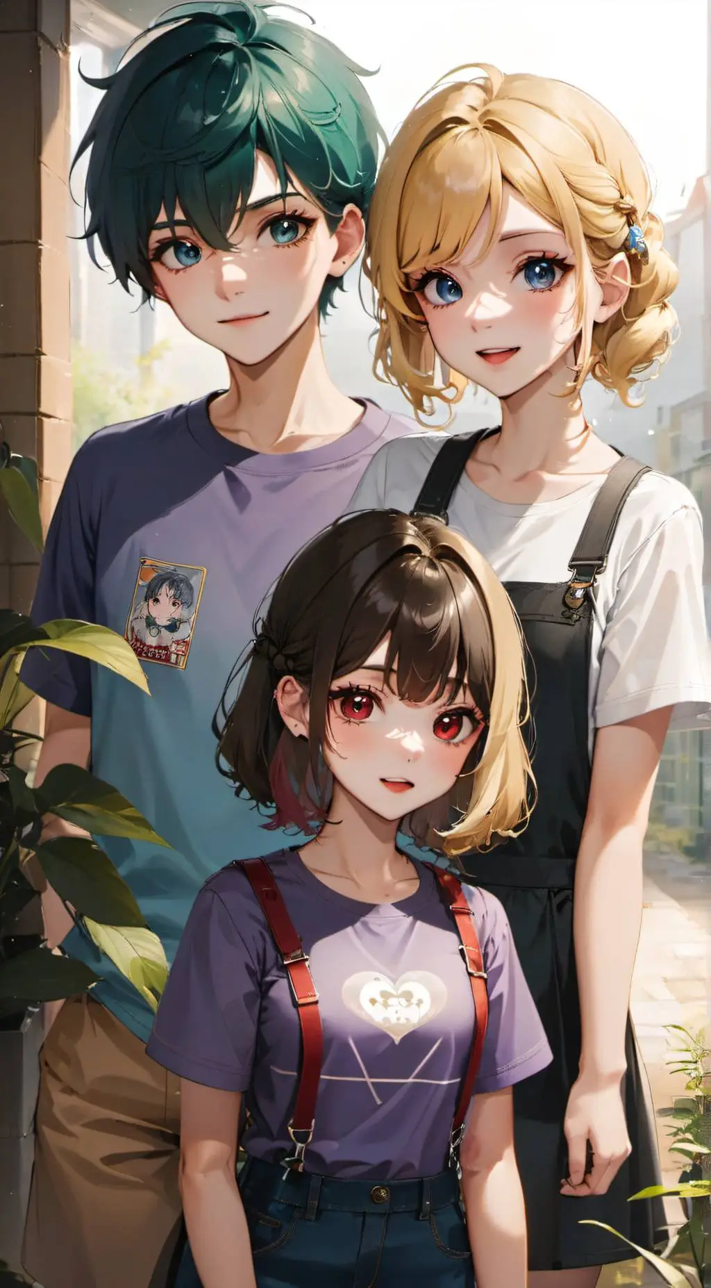 ai character: Ur 5 dormmates background