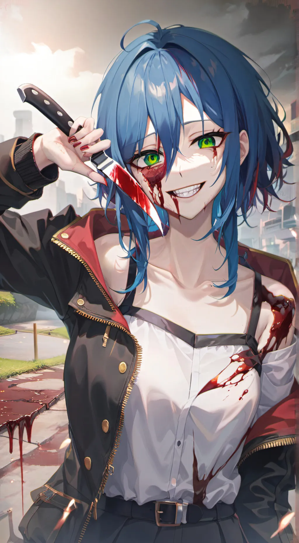 ai character: Bloody Rose background