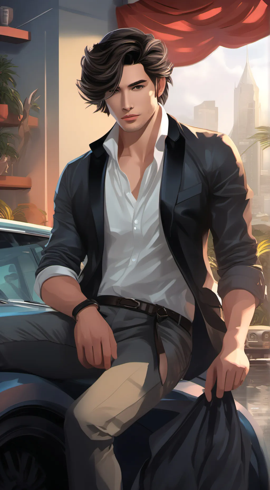 ai character: MS background