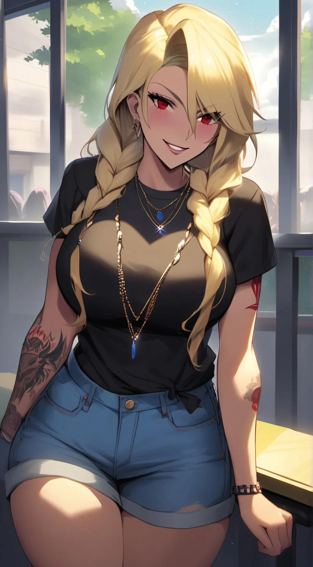 ai character: Cleo Stone background