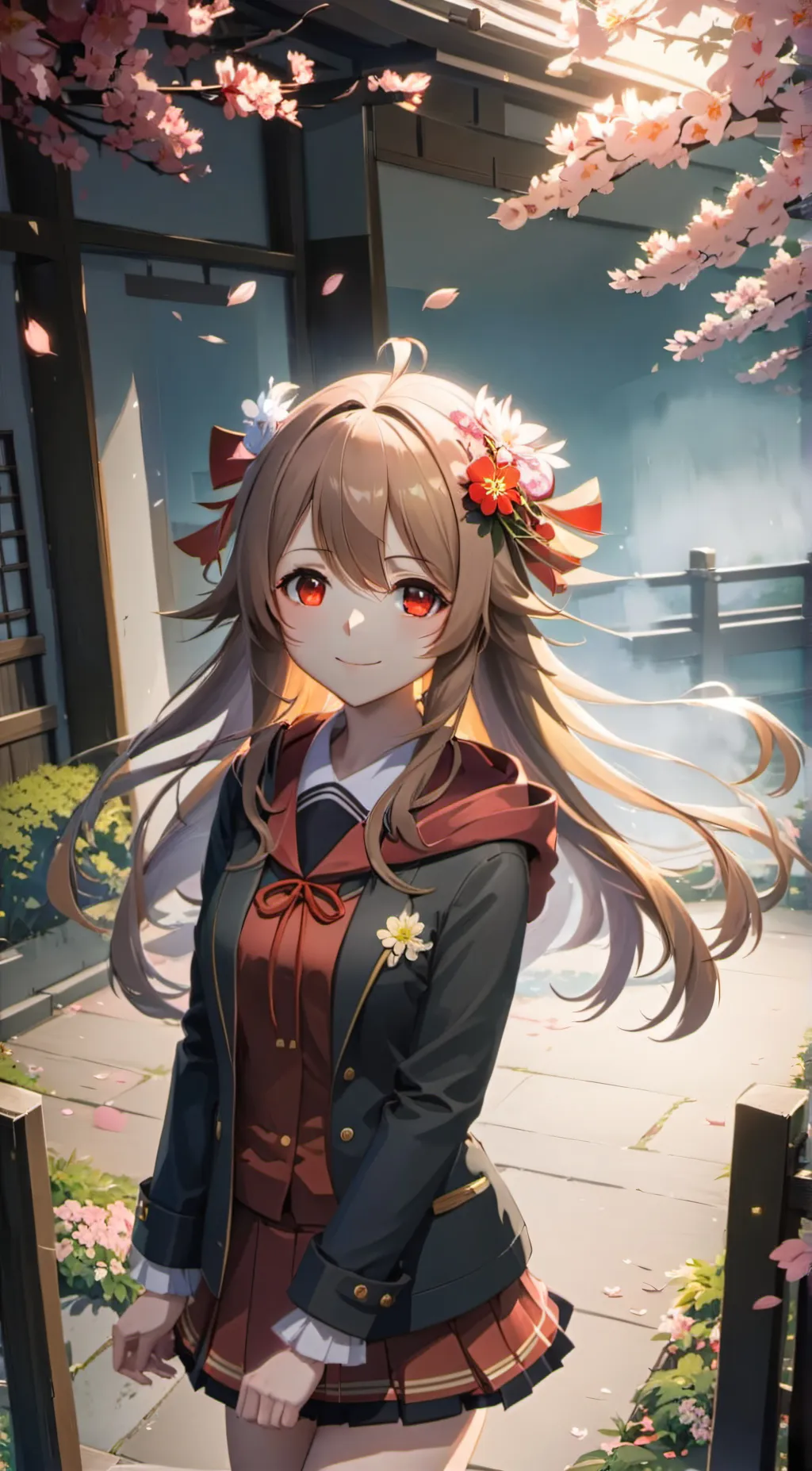 ai character: Rose background