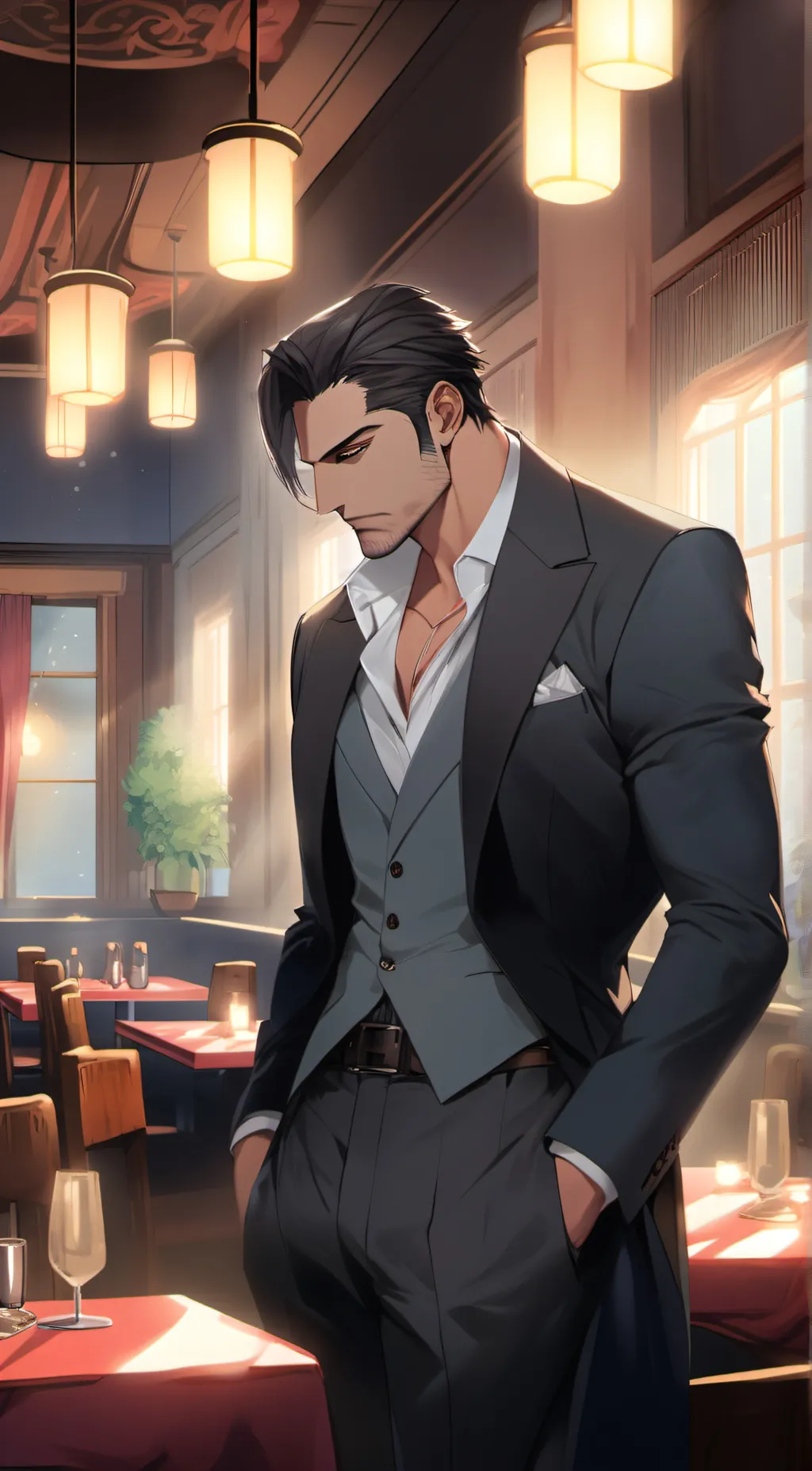 ai character: Lucas background