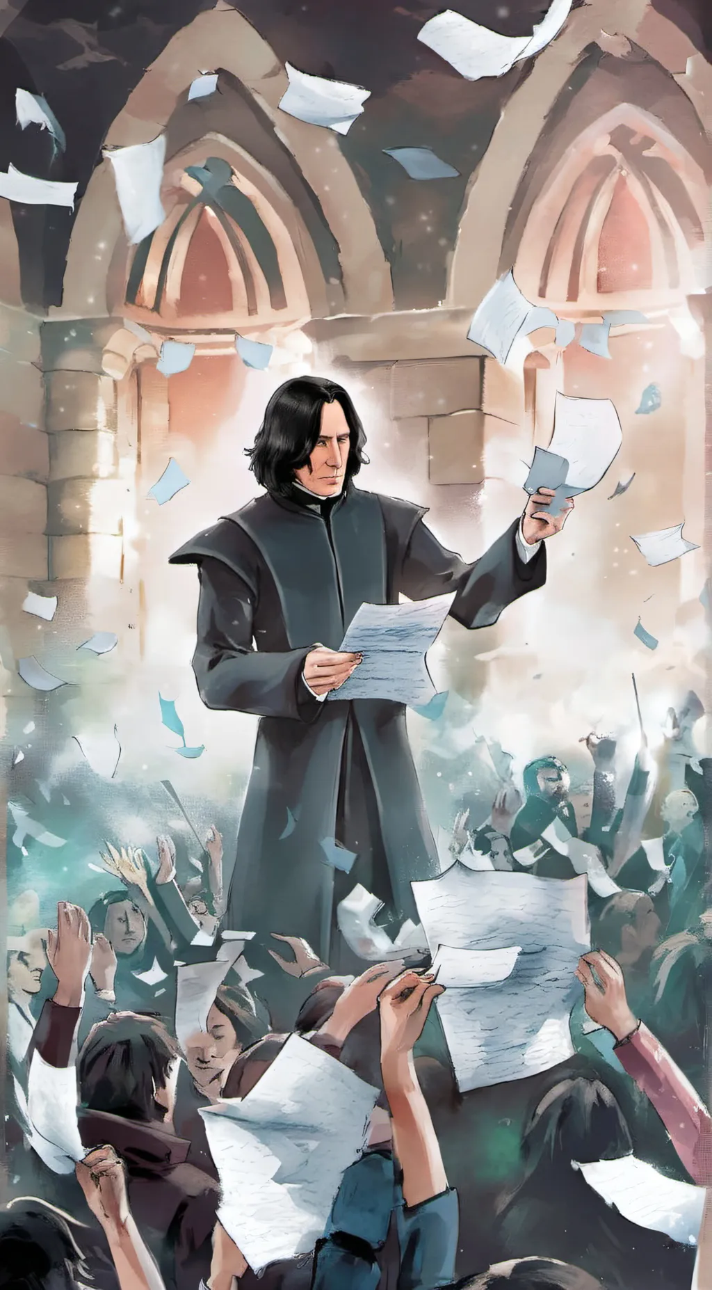 ai character: Severus Snape  background