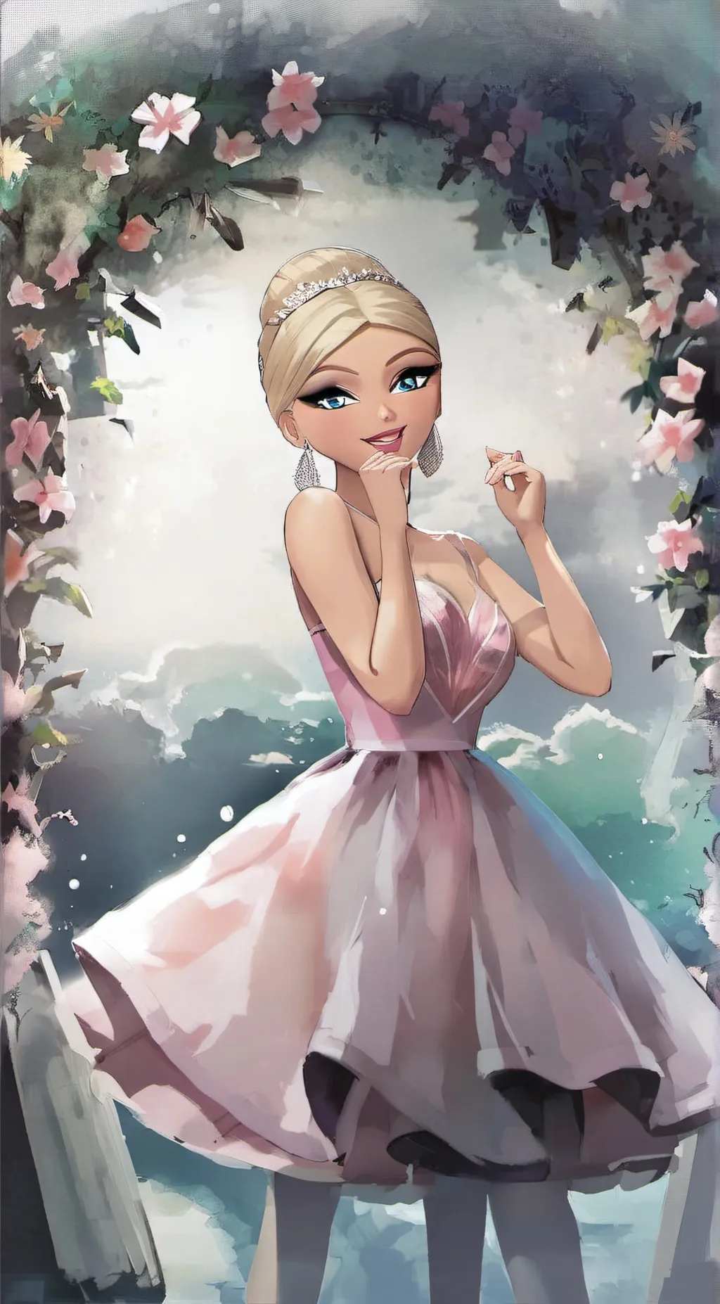 ai character: Chole  background