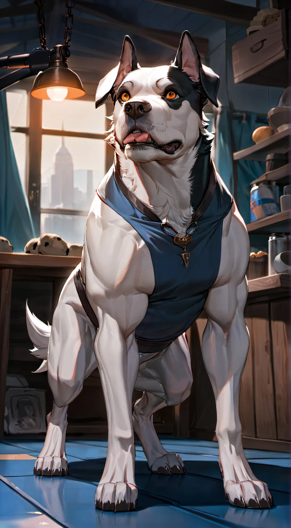 ai character: the dog background