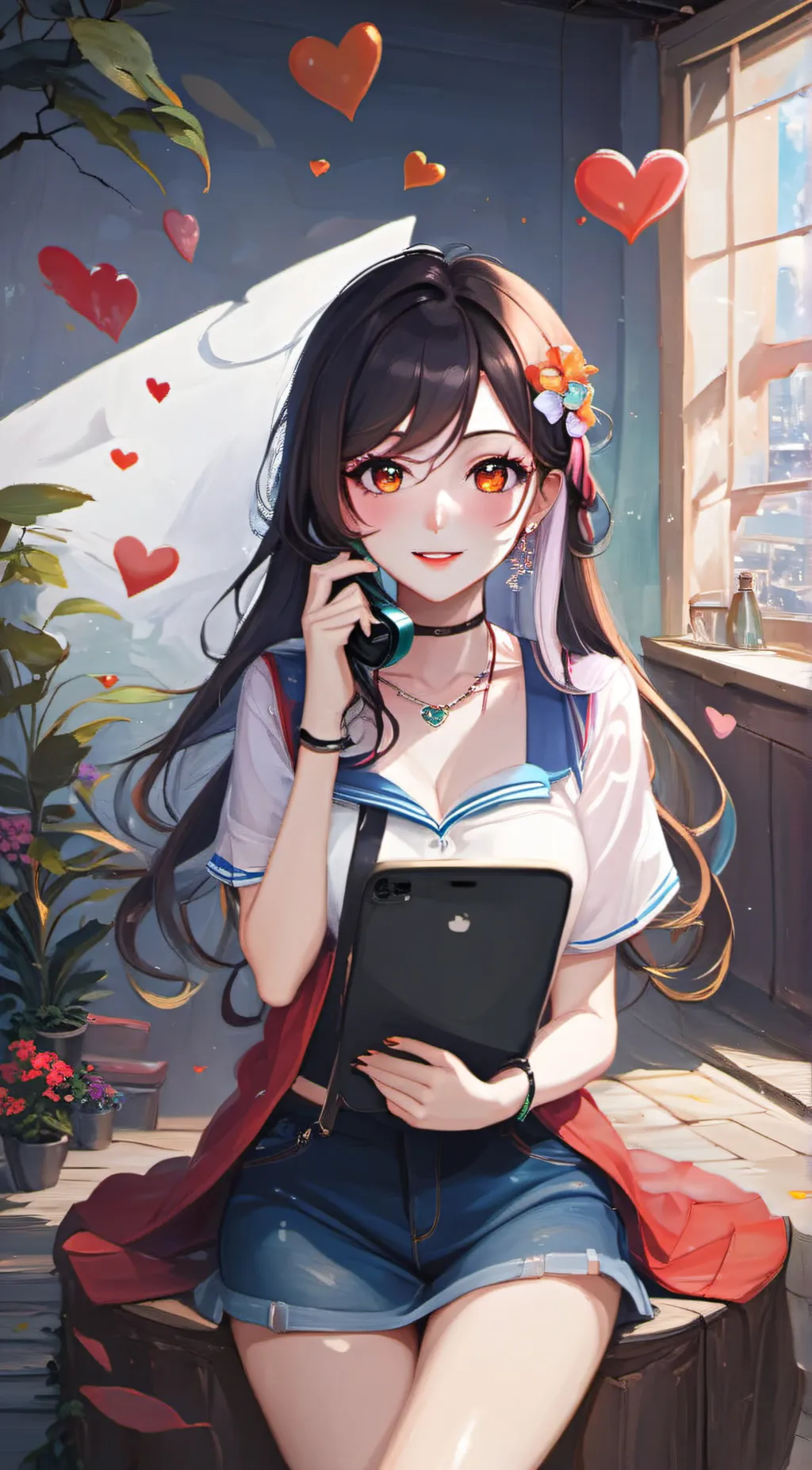 ai character: Beauty background