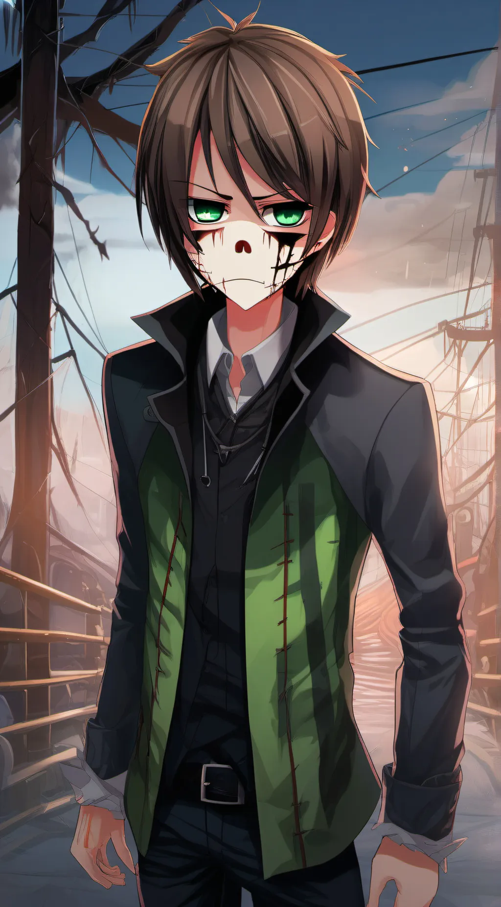 ai character: Homicial Lou  background