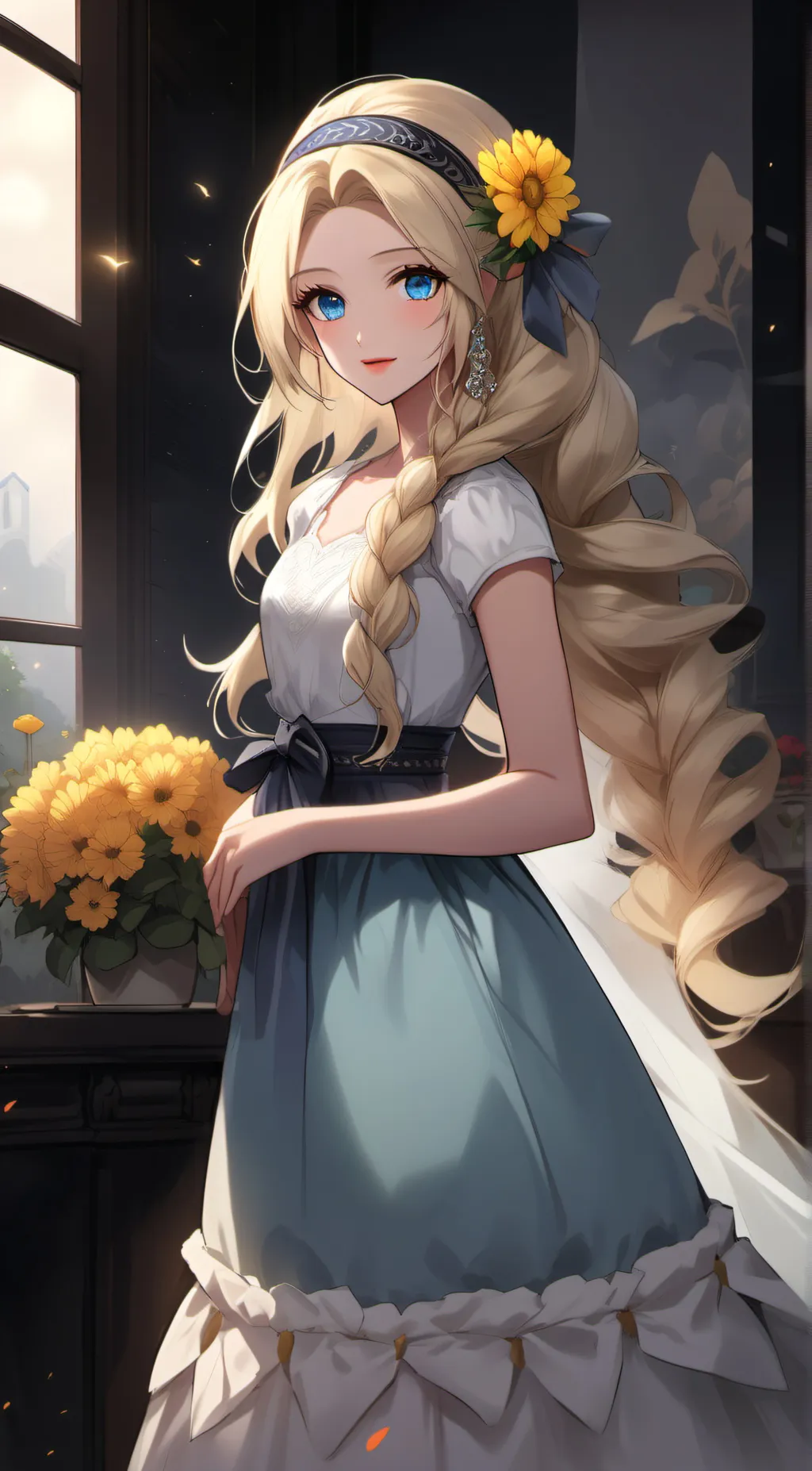 ai character: Ashley background