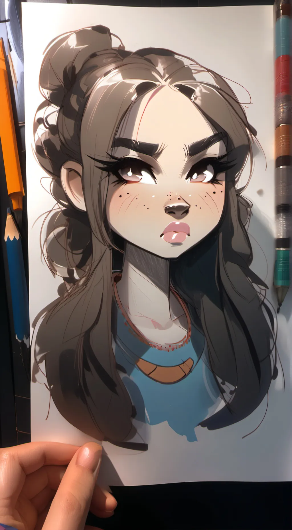 ai character: Valentines  background