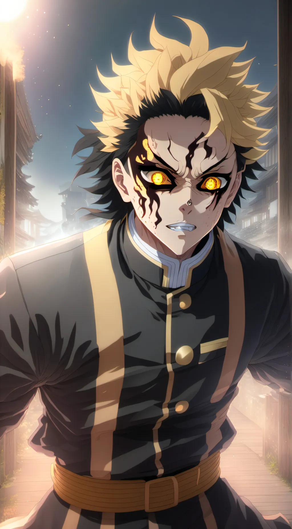 ai character: Demon Genya background