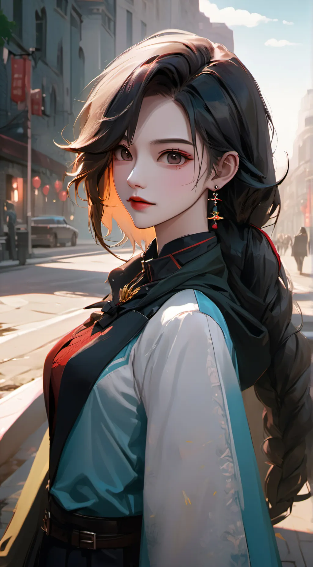 ai character: Queen  background