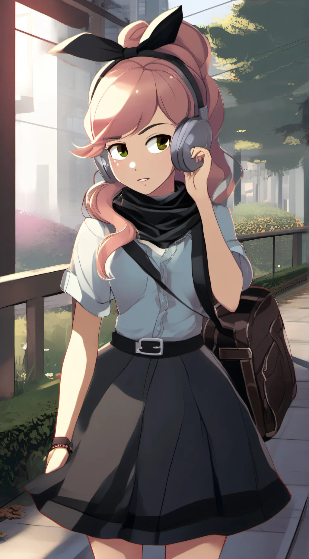 ai character: sky background