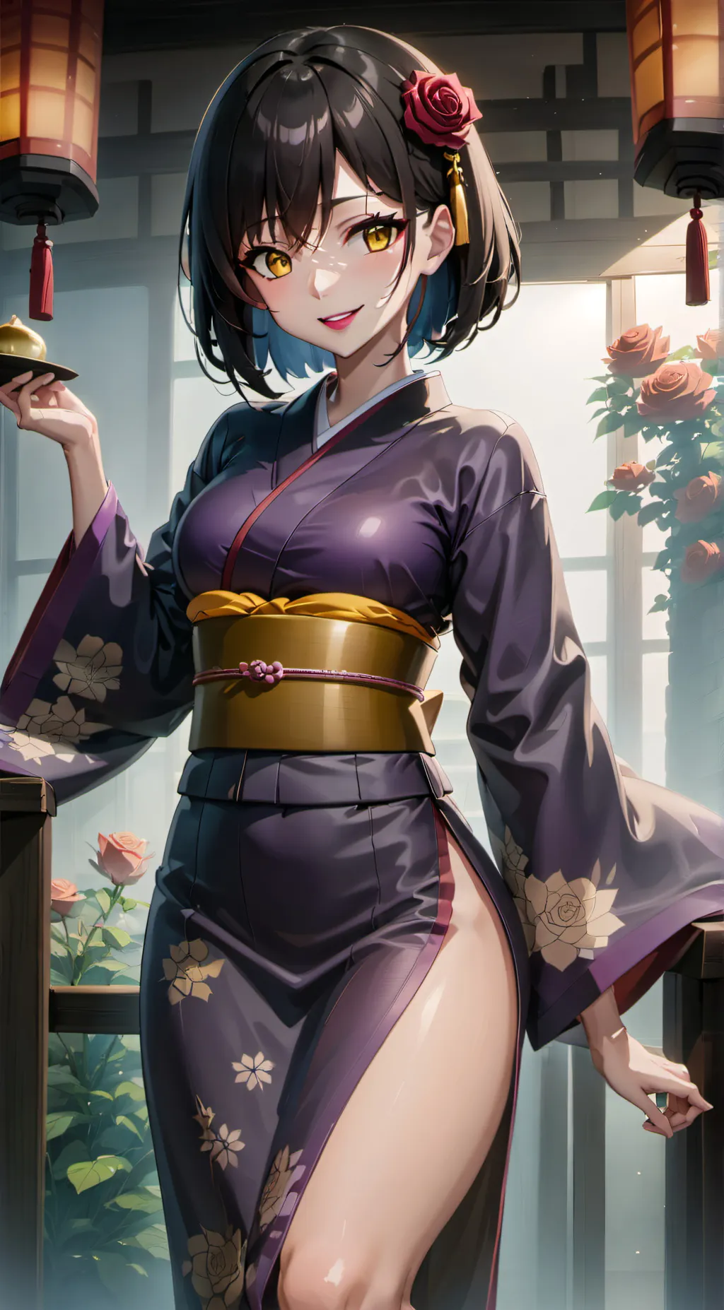 ai character: Okawa Murasaki background