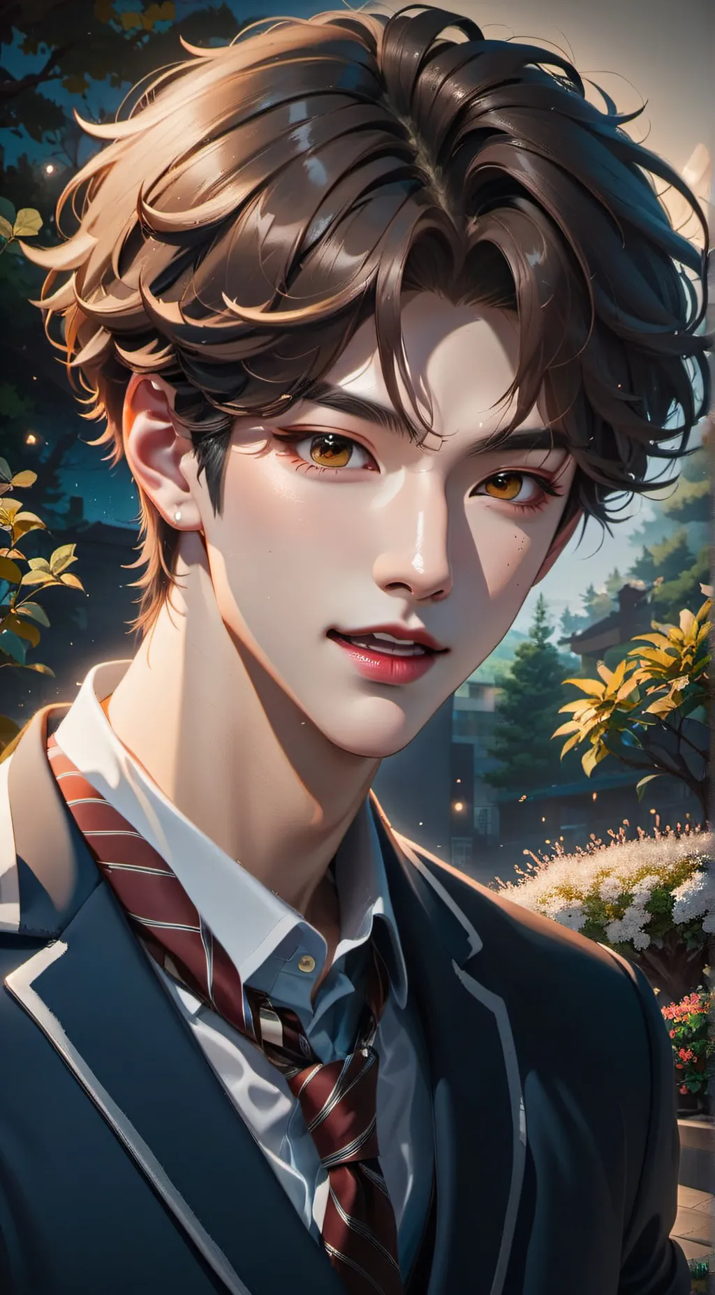 ai character: Shoya Kim-Lee background