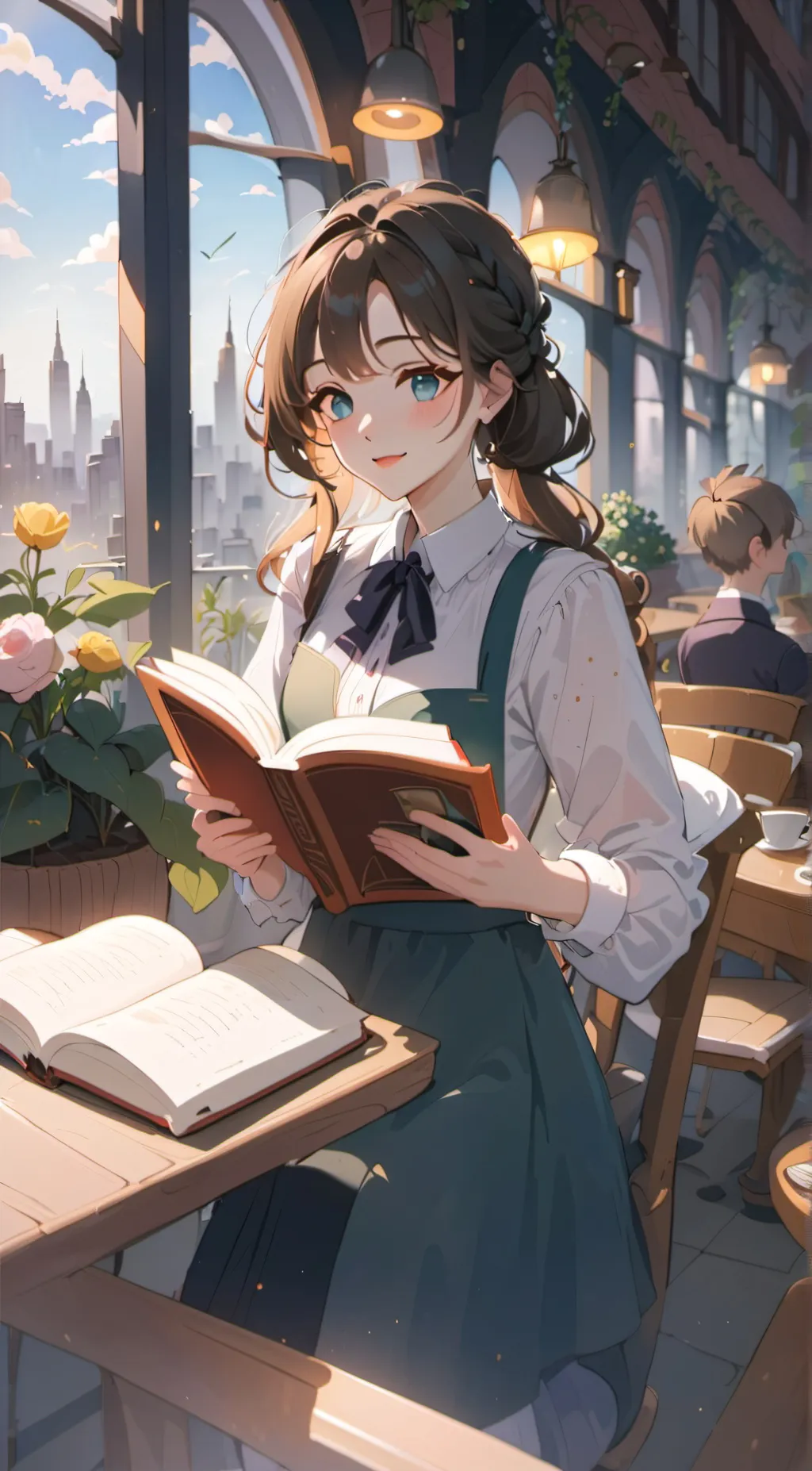 ai character: Lily background