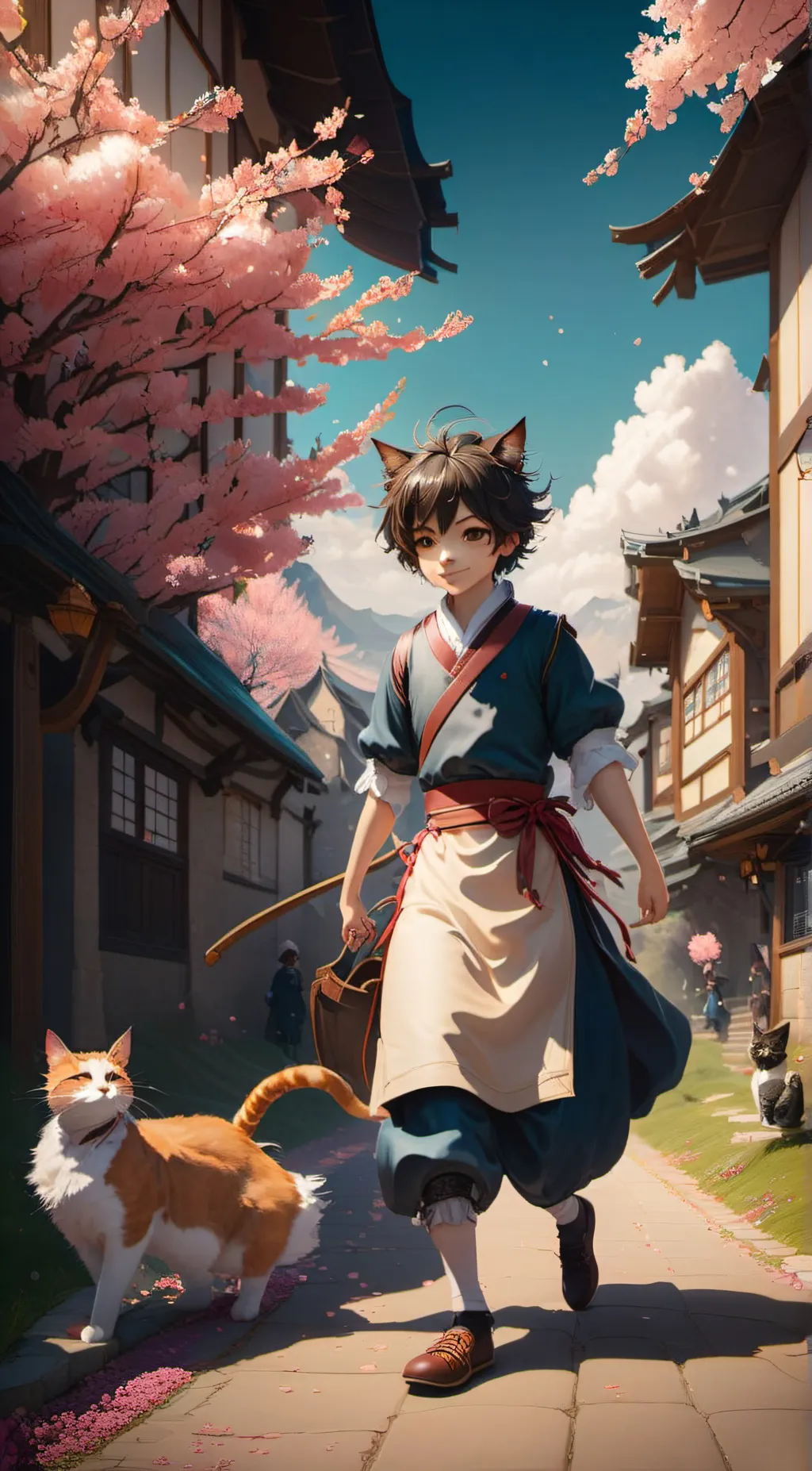 ai character: Kenji background