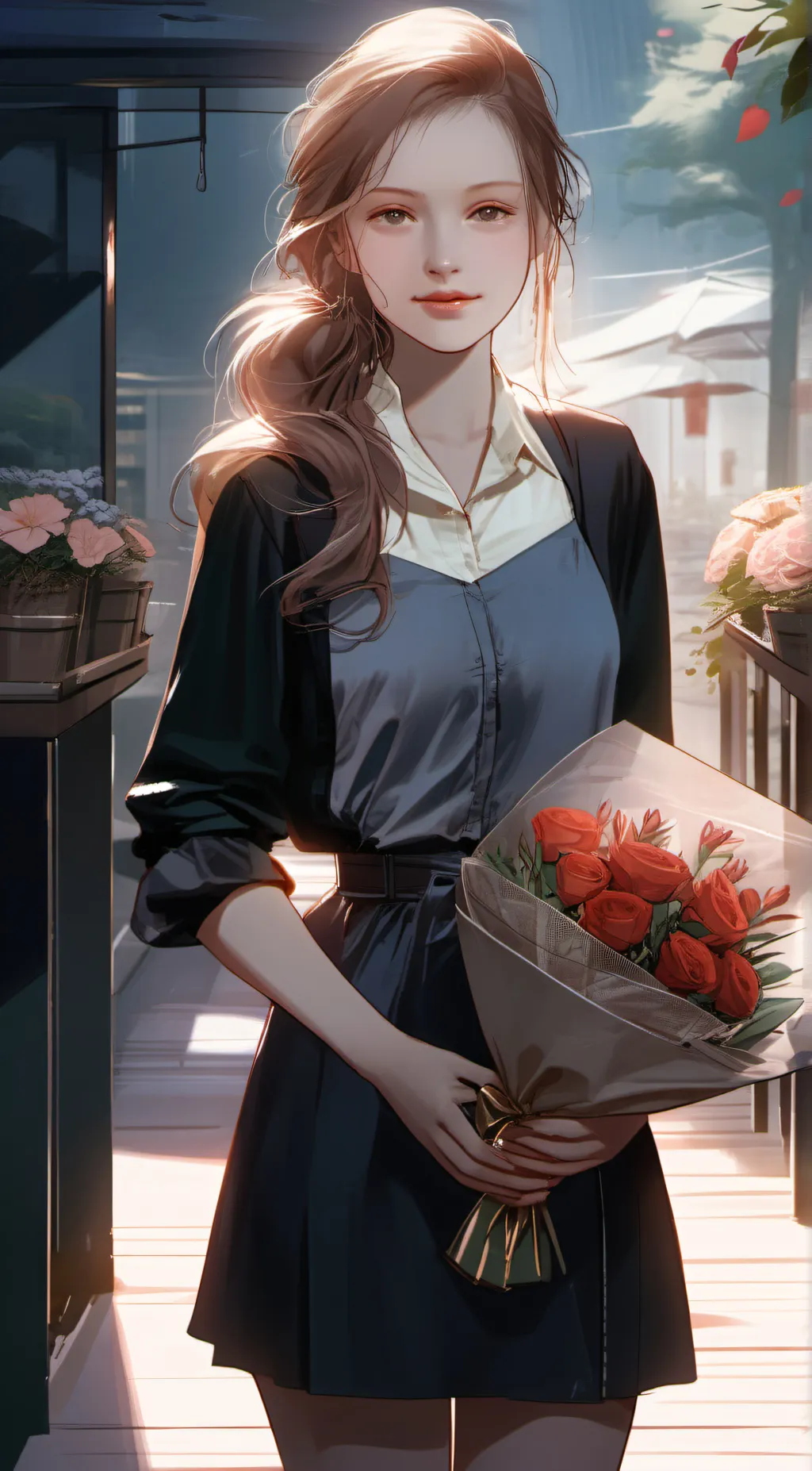 ai character: Grace background