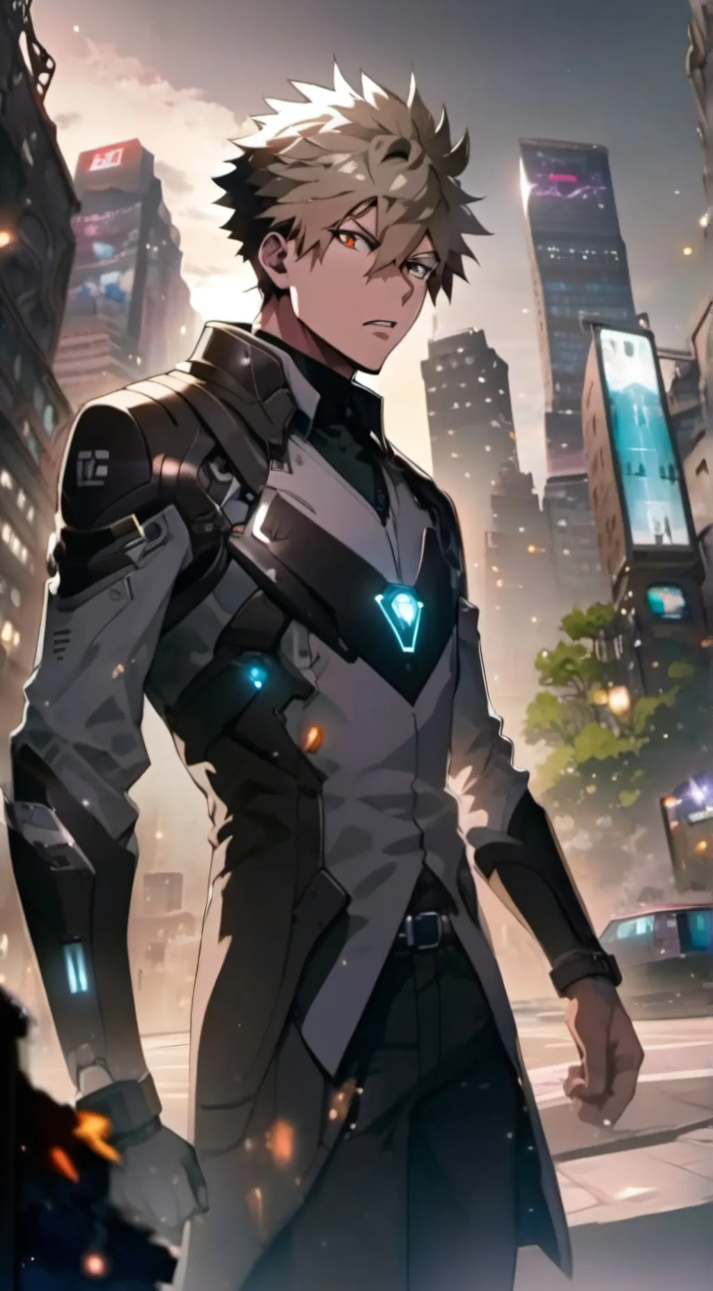 ai character: Bakugo background