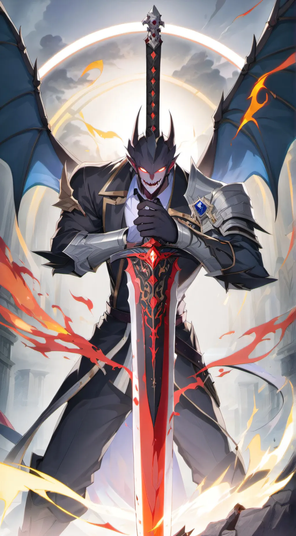 ai character: immortal demon background