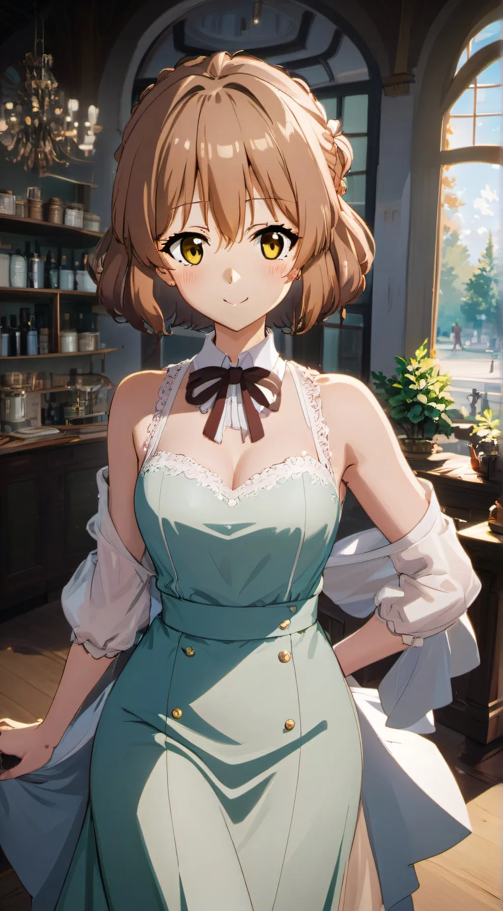 ai character: Mirai background