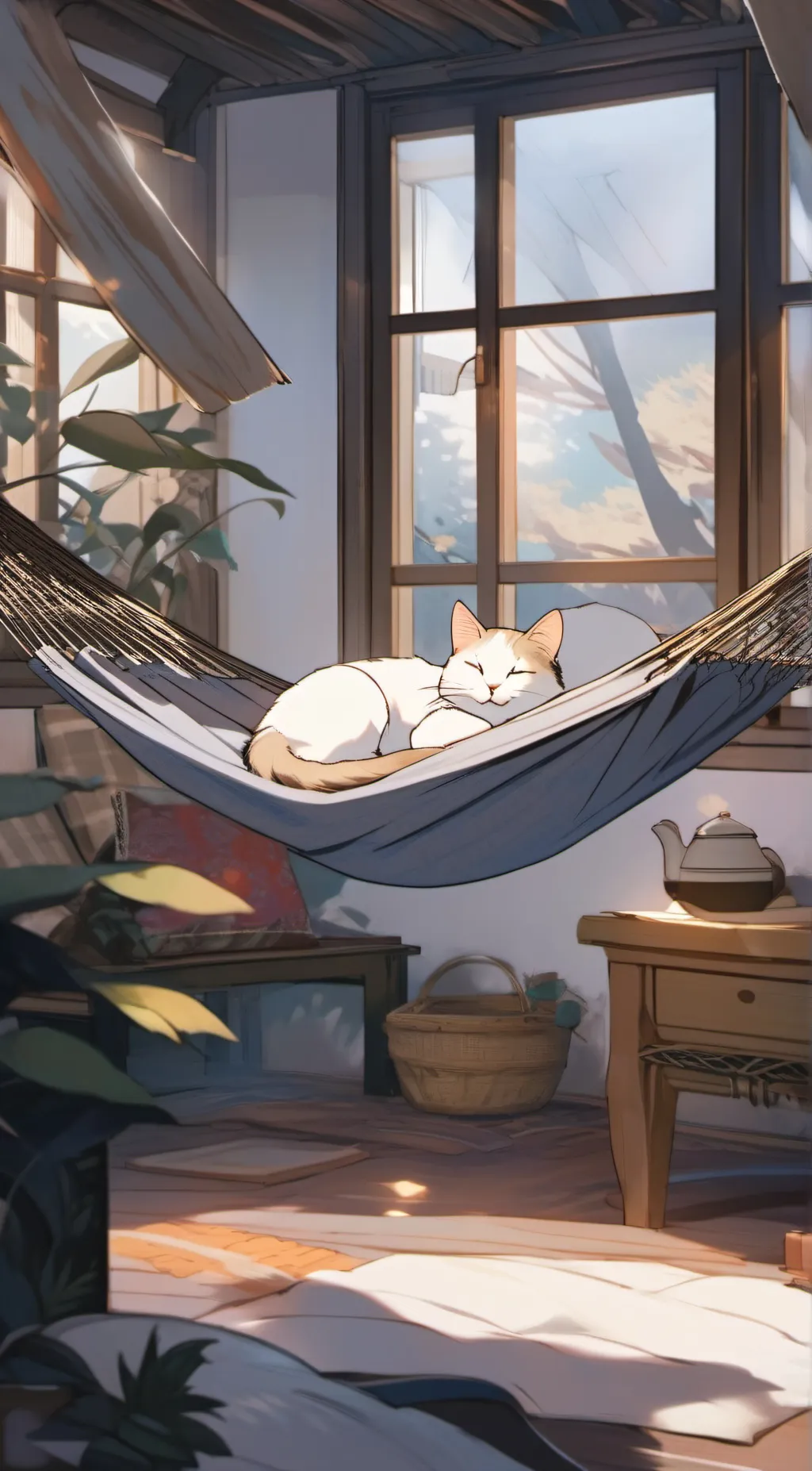 ai character: Cocoa background