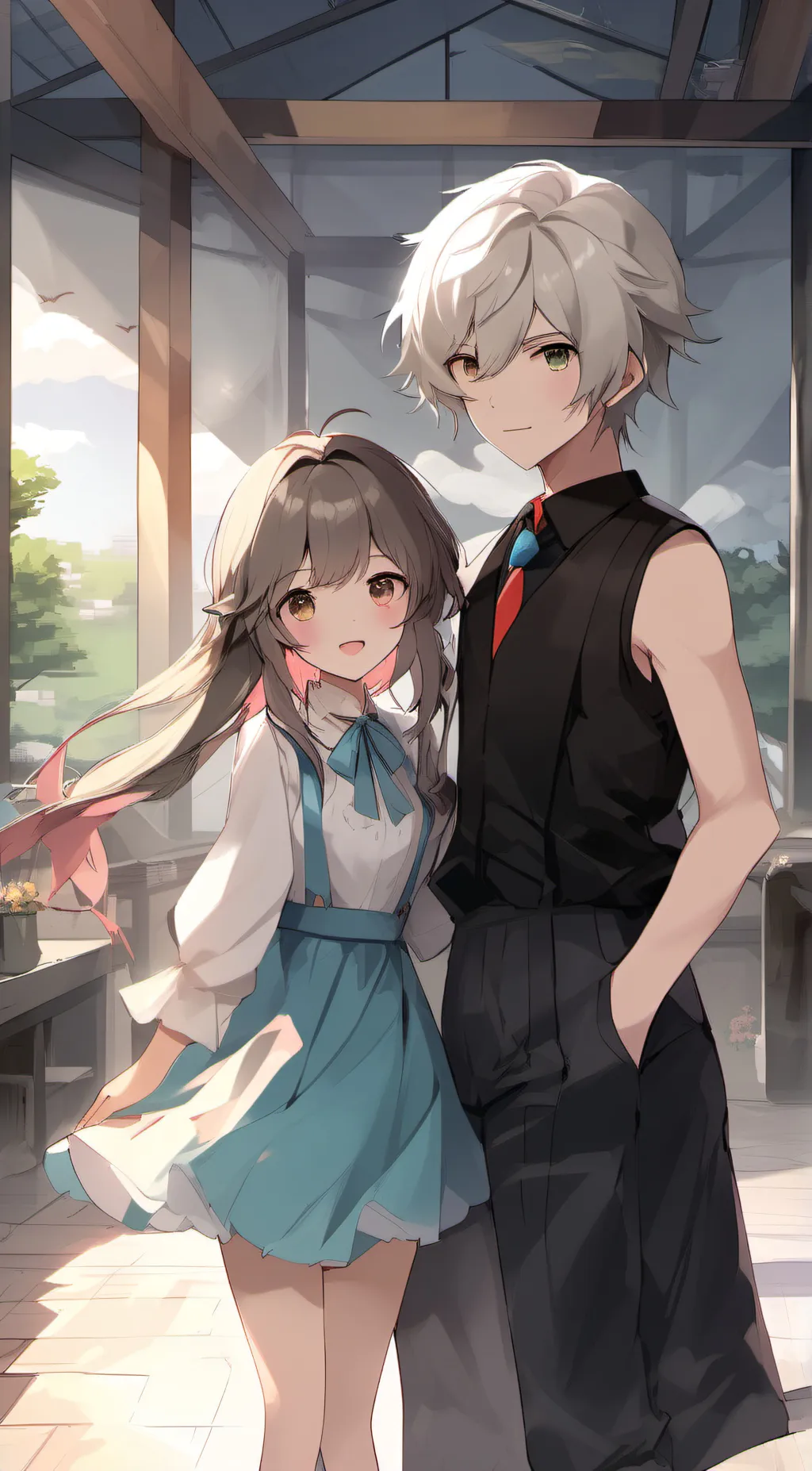 ai character: anna and aiden background